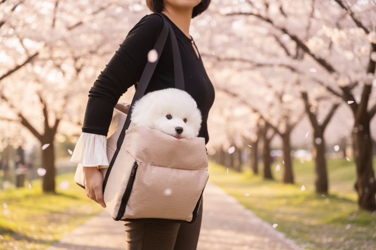 Creative Product Image - Cherry Blossom Scene